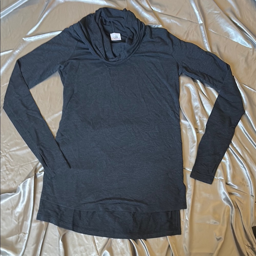 Cabi Gray Long Sleeve Turtleneck XS